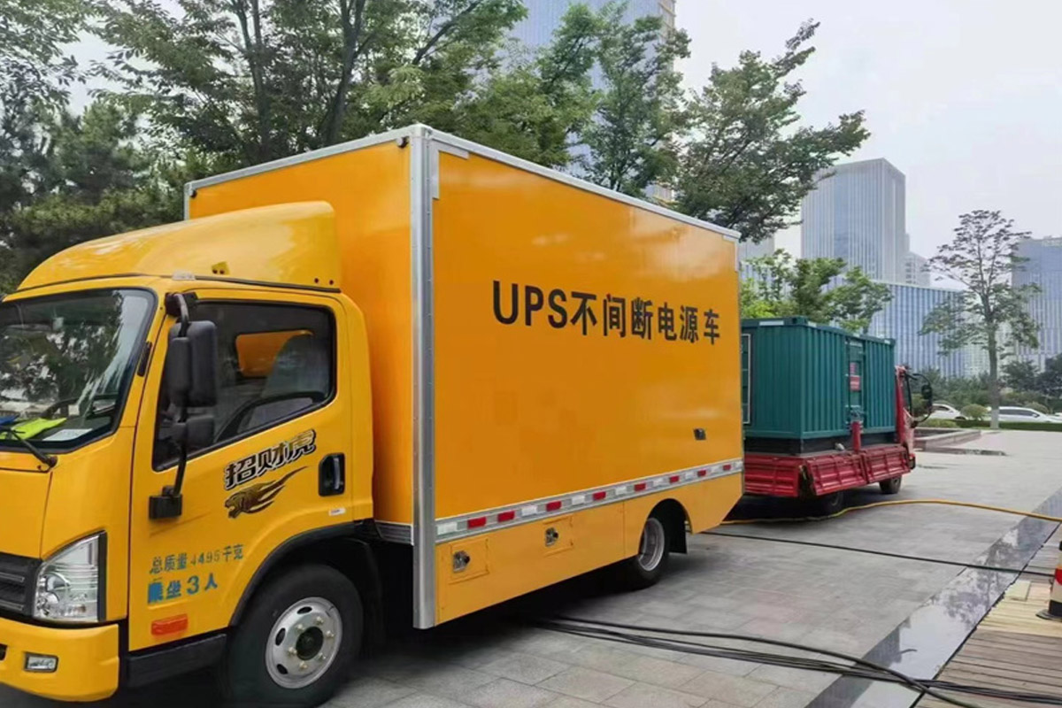 全南发电机租赁施工现场