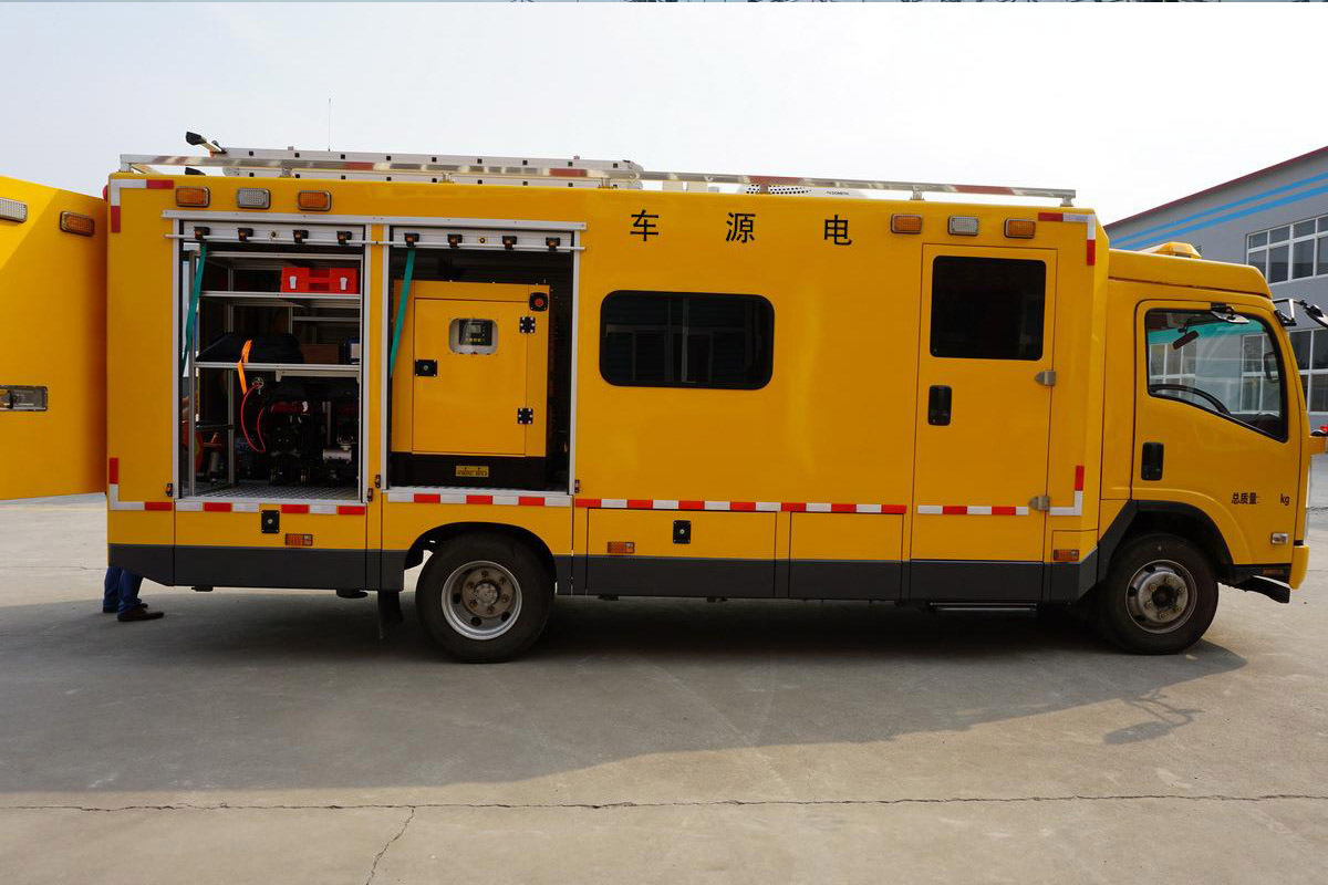 全南发电机租赁施工现场