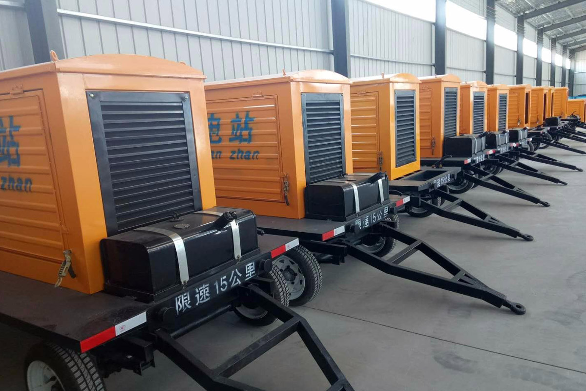全南发电机租赁施工现场